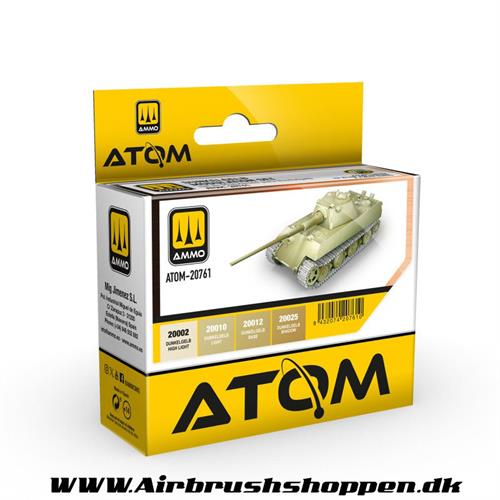 ATOM-20761  -  ATOM Dunkelgelb Modulation Set 4 x 20ml